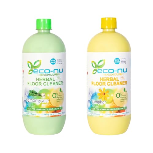 See full amazon price history chart for ECO-NU Camphor & Lemongrass Based Herbal Floor Cleaner Set of 2 | 1 Liter Each ECO-NU Camphor & Lemongrass Based Herbal Floor Cleaner Set of 2 | 1 Liter Each (B0CL4XB2RK) Amazon Price History, Amazon Price Tracker