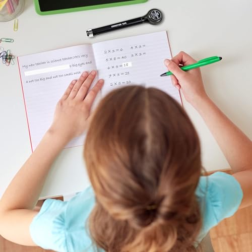 Stationery Island Cinta Correctora Roller Paquete de 4, Cintas Corrector Compact Corrección de Oficina Hogar Material Escolar y Papeleria para Estudiante Niño Adulto Oficinista 6mx5mm - imagen 4