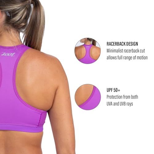 Zoot Women’s Core Tri Bra, Racerback High-Performance Triathlon Sports Bra for Swim, Bike, Run & UPF 50+ Protection3