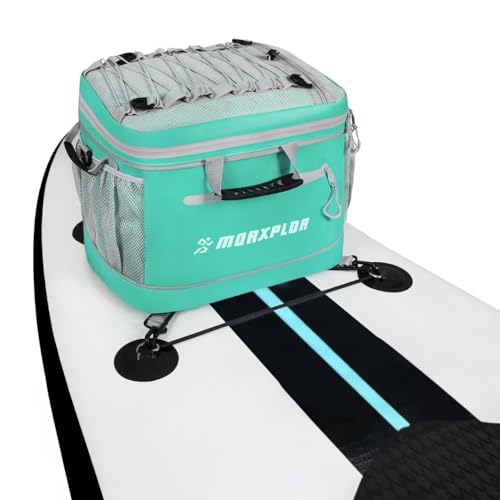 MORXPLOR Waterproof PVC Material Paddleboard Cooler Deck Bag 40 cans Sup Deck Cooler Bag Cooler Bag for Paddleboard Lunch Box Cooler Insulated Bag Camping Cooler Bag Kayak Cooler Bag