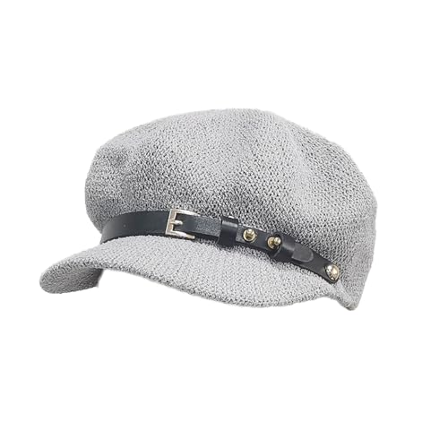 Béret léger anti chaleur casquette Newsboy en maille pour femme active