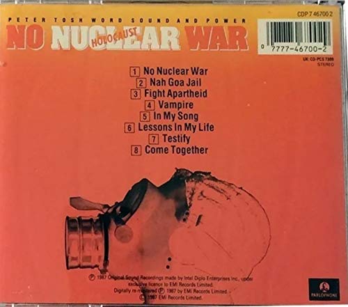 Peter Tosh - Cd No Nuclear War - 1987