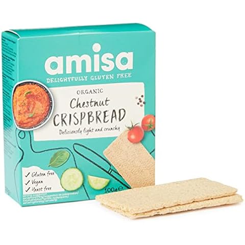 Amisa Chestnut Crispbread Organic Gluten Free, 100g Cover