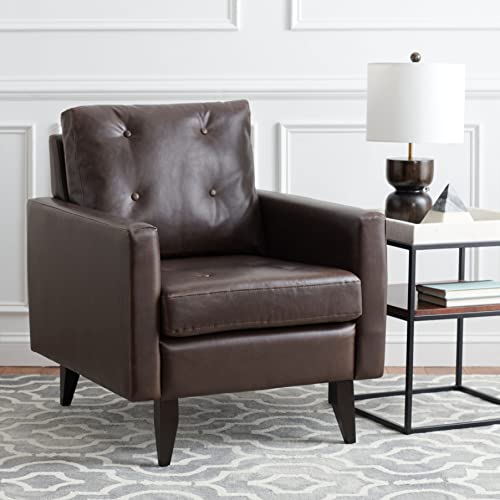 Sillón Caleb Club Plegable Marrón miniatura 2