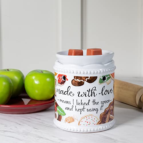 Scentsationals Wax Melt Warmer, Wax Warmer for Scented Wax Melts - Made with Love - Candle Wax Melter for Fragrance Cubes and Tarts
