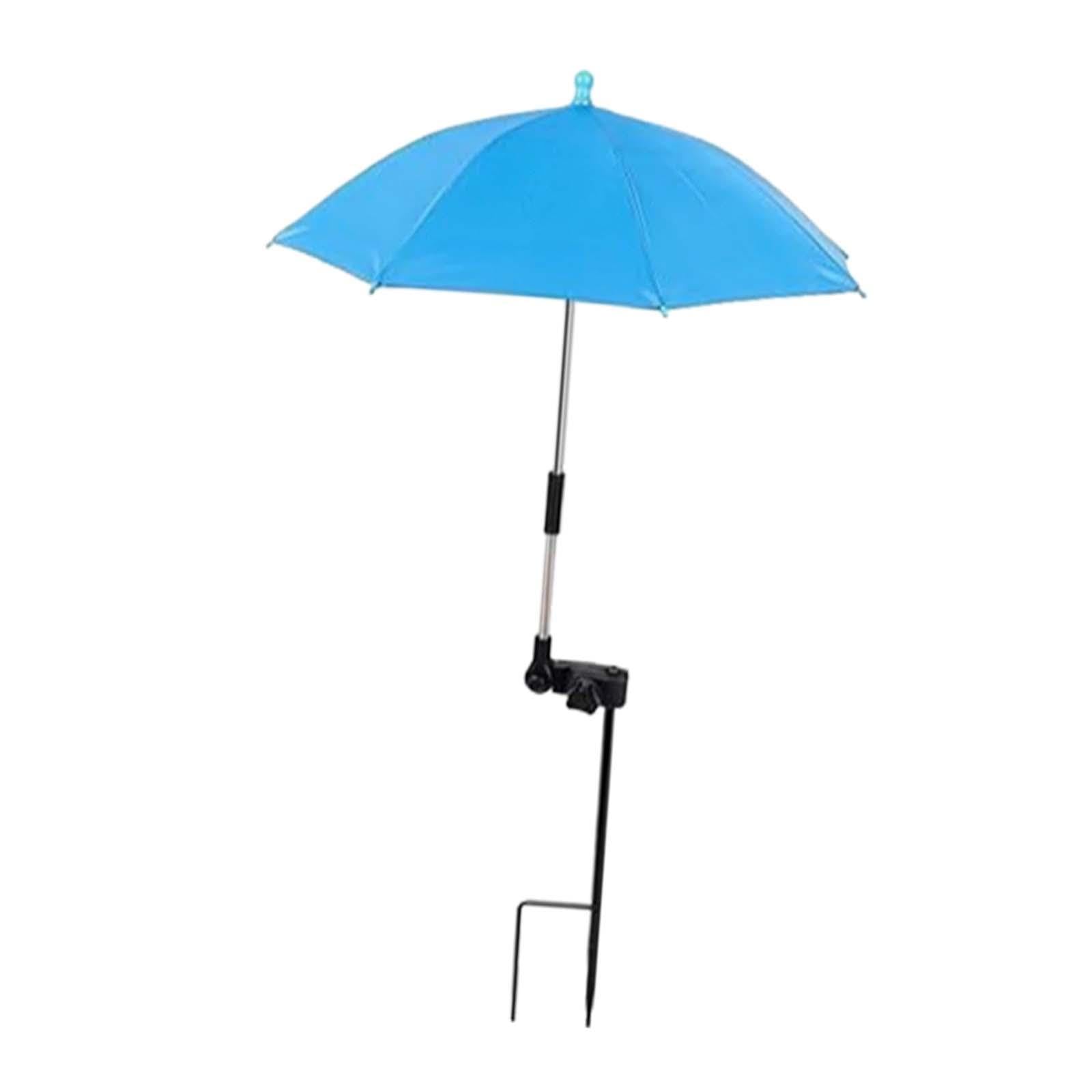 CALANDIS™ Plant Umbrella Rainproof Multifunctional Ground Plug Lightweight Shade Cover Blue | Umbrellas | Garden Structures & Shade | Yard, Garden & Outdoor Living-image-46