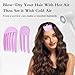 Hair Volume Clip, Volumizing Hair Clips for Fluffy Bangs, Volume Hair Clips for Women and Men, Volumizing Hair Comb Tool for Lifting Roots(2-Piece Set) (Purple)