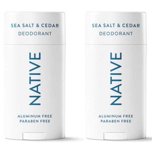 Native Deodorant Sea Salt & Cedar, Aluminum Free