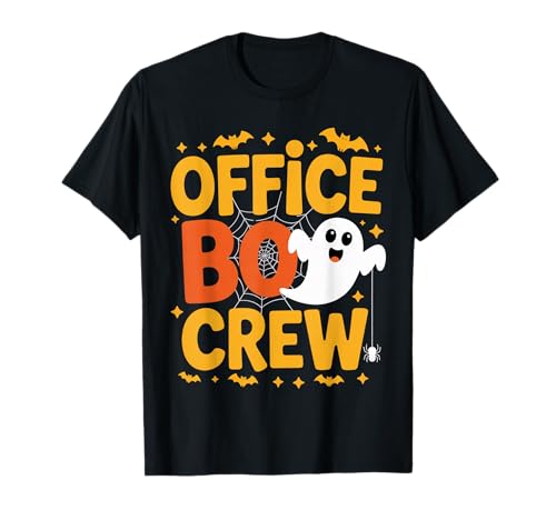 Cute Ghost Office Boo Crew Funny Halloween Party Art Men TVc