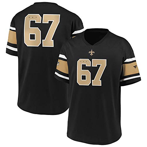 Fanatics New Orleans Saints T-Shirt Jersey Fanshirt Supporter American Football Schwarz - L