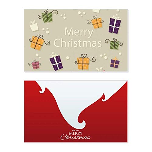 Carte de Noël Vintage pour Remplacer les SMS par un Message de Joyeux Noël Unique
