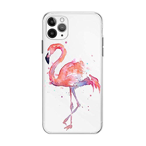 FancyCase Compatible with iPhone 12 (6.1inch)-Animal Pattern Soft Silicone Protective Clear iPhone 12 Case (Pink Flamingo) FancyCase Compatible with iPhone 12 (6.1inch)-Animal Pattern Soft Silicone Protective Clear iPhone 12 Case (Pink Flamingo)