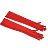 BIBOKAOKE Lange elastische handschoenen voor dames, bruidal, evenement, party, prom, handschoenen, elegante…