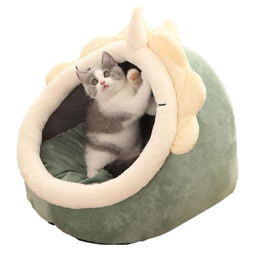 Cat Beds for Indoor Cats Cat Bed BedSemi-Enclosed Detachable Cat Cave Bed Cat Dog Basket Suitable for Small Pet Bed