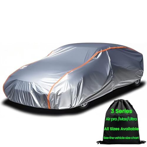 Image of Large Sedan Car Cover Waterproof All Weather Carpa para Carro Outdoor Car Cover for Automobiles Scratch Free Cotton Fit Buick Riviera FIT Under 219 inch