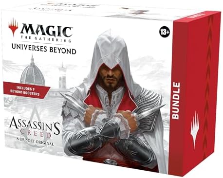 Magic: The Gathering - Assassin’s Creed Bundle | 9 Beyond Boosters + Accessories | Collectible Trading Card Game for Ages 13+