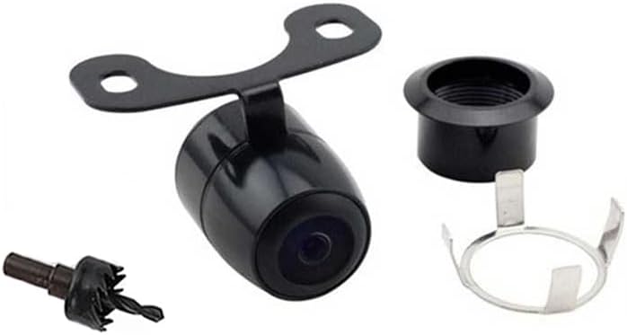 Super mini Reverse Camera,Mirrored/Non-mirrored Switch,Guideline On/Off,Flush and Bracket Mounting,Mini Front and Rear View Camera for Car Truck Van