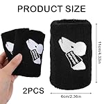 Kettlebell Wrist Guards, Sweat Weighted Wristbands with Insert Support, Shock-Absorbing Sleeve Protector for Athletes Fitness Strength Training - Image 4