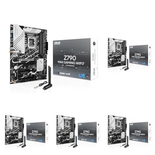Image of ASUS Z790 MAX Gaming WIFI7 Intel Z790 (LGA 1700) ATX Motherboard with PCIe 5.0, Three M.2 Slots, 14+1 DrMOS, DDR5, WiFi 7, Realtek 1Gb LAN, HDMI, USB 20Gbps Type-C, Thunderbolt (USB4), Aura Sync