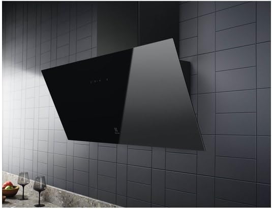 ELECTROLUX Cappa decorativa da parete LFV339K, larghezza 90 cm, 535 m3/h