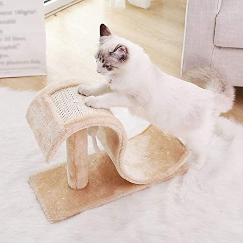 Arbre à chat avec griffoir et cachette pour chatons et chats d'intérieur