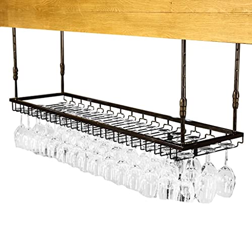 Support de verre à vin en métal robuste pour étagère suspendue - 2