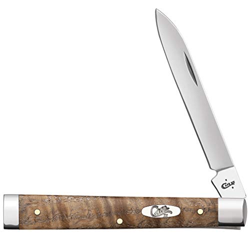 Case DOCTOR'S KNIFE SMOOTH NATURAL CURLY OAK