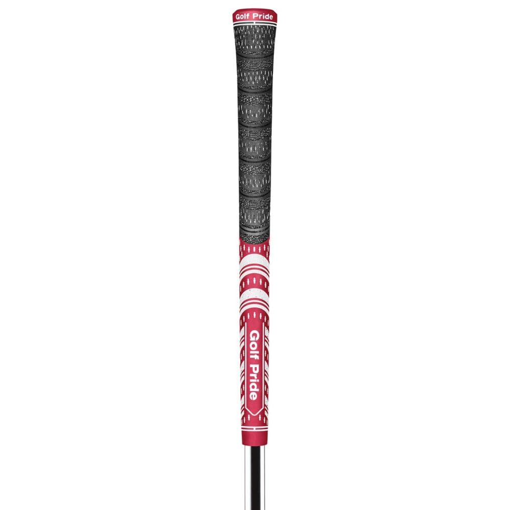 Golf Pride MCC Multi Compound Teams Midsize Golf Grip (Dark Red/White)