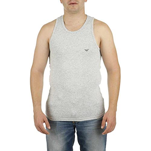 Emporio Armani Men's 110828CC729 Vest, Grey (Grigio Melange 00048), Small