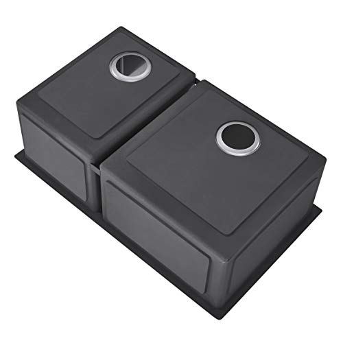 Zuhne 32-Inch Stainless Steel Undermount Kitchen Sink Double Bowl 16 Gauge (60/40) #TOP5