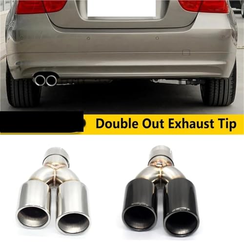 Embout d'échappement double sortie 60mm pour voiture E90