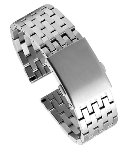 SCWZZWSY Schwarze Edelstahlwache für Diesel DZ4316 DZ7395 DZ7305 Solid Metal Watch Bandband für Männer