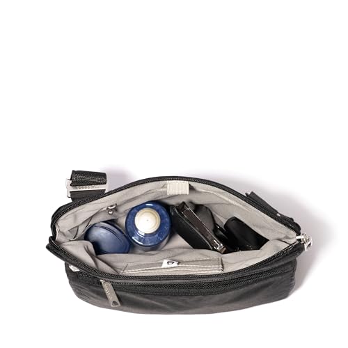 Baggallini Securtex Anti-Theft Large Crossbody 10"x10" Travel Purse with RFID, Locking Zippers & Cut-Resistant Strap3