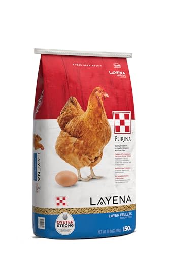 Purina, Layena Pellets, Chicken Feed for Laying Hens, 50 lbs