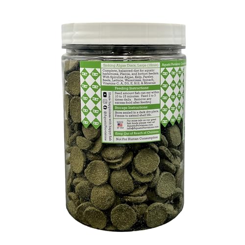 Aquatic Provisions MI-AD-16 Algae Discs 16 Oz, Sinking 18 Mm Fish Food thumb #2
