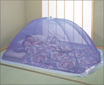 ワンタッチ蚊帳　大人昼寝用 大人用 お昼寝 蚊帳 幌蚊帳 ワンタッチ カヤ : 植田蚊帳Yahoo!店