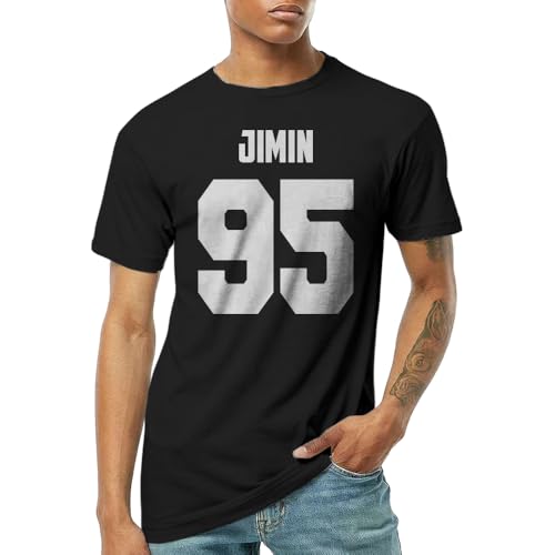 Amazon.com: Indica Plateau Jimin 95 Black Small Unisex T-Shirt