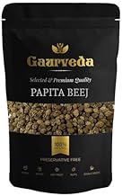 GAURVEDA Papita Beej (Papaya Seeds) - Natural Sun-Dried Seeds for Health & Wellness | Rich in Nutrients & Enzymes | Supports Digestion Naturally | 100 Grams