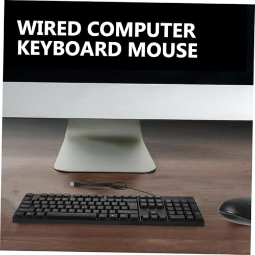 Teclado y ratón silencioso de 104 teclas negro: adiós a los ruidos molestos al escribir 6