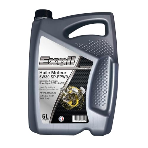 Huile 5W30 évitant l'usure moteur selon la norme Stellantis FPW 9.55535/03