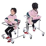 Walker Stand Stand Walker Cerebral Palsy Hemiplegia Rehabilitation Training Equipment Disabled Walker Wheeled Walker Suitable for 80-120cm Child Training