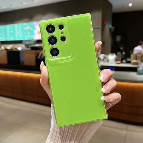Étui paillettes Samsung S24 Plus vert : protégez votre écran avec style