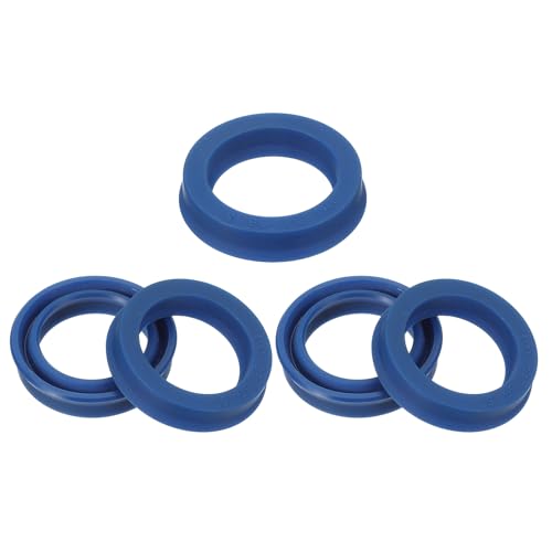 PATIKIL UN Sello De Eje Radial 26Mm ID X 36Mm Od X 8Mm Ancho, 5 Piezas Sello De Pu Para Eje De Rodamiento De Industria Bombas De Eje Cilindro De Pistón, Azul