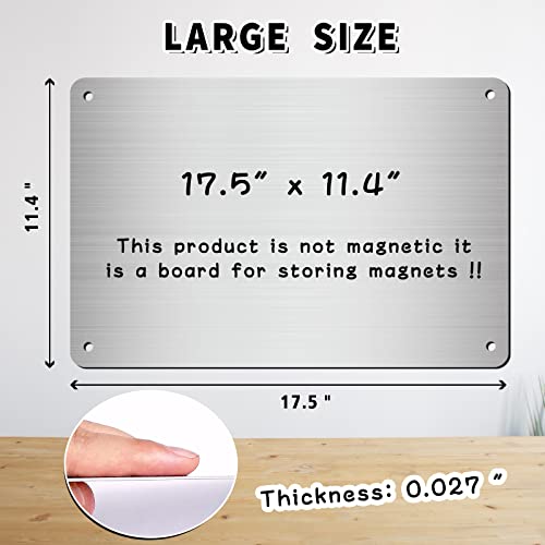 Beclumas WY-003 Magnetic Board 17.5 Inch X 11.4 Inch Magnet Bulletin Board Is Suitable thumb #1