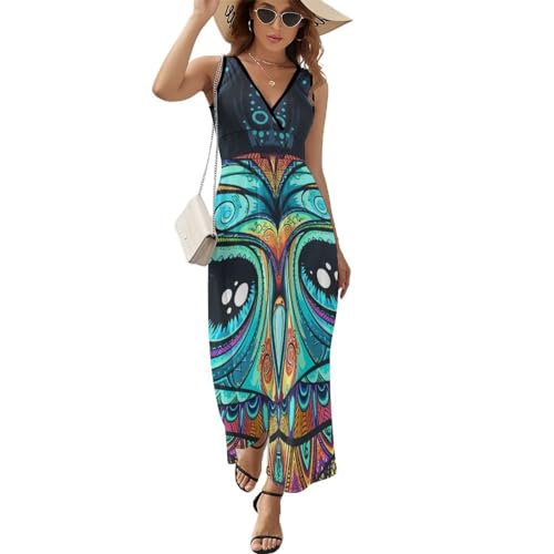 Robe longue d'été légère pour rester au frais avec un style décontracté unique