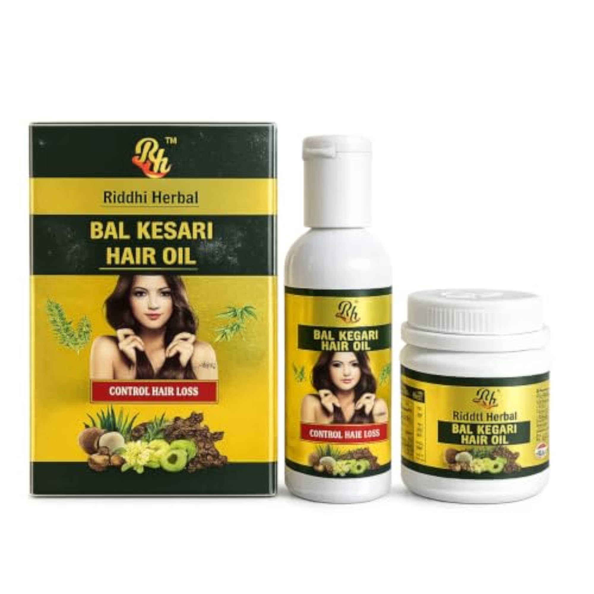 Riddhi Harbals Bal Kesari Hair Oil & Capsules Combo