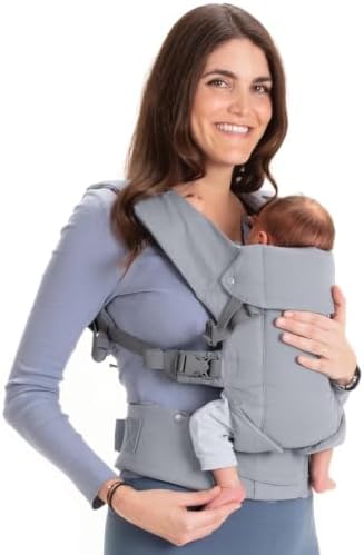 Beco Gemini Baby Carrier Newborn to Toddler, 7-35 lbs, Dark Gray