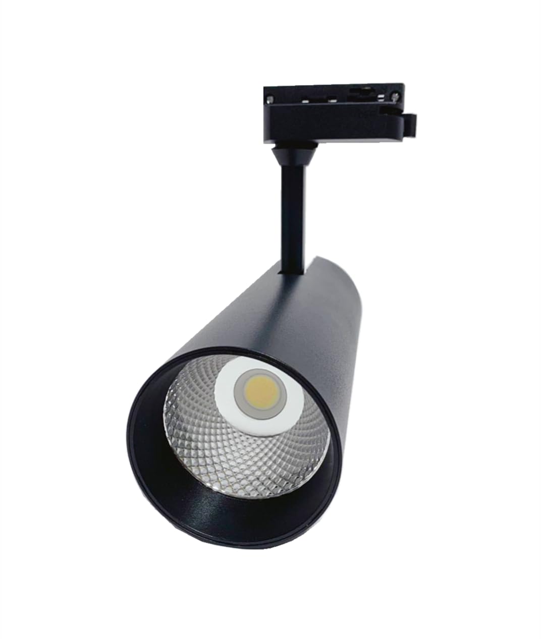 ONSSI® Spot LED 35W pour rail monophasé COB 3150lm (CCT dimmable en blanc froid-neutre-chaud) Spot Led de plafond (Noir)