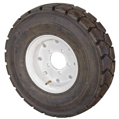 Tubed Pneumatic Wheel, 10 in. Dia, 350 lb.
