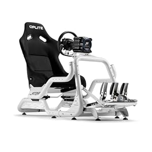 Cockpit De Simulation Automobile Oplite GTR S8 Infinity Ultra White